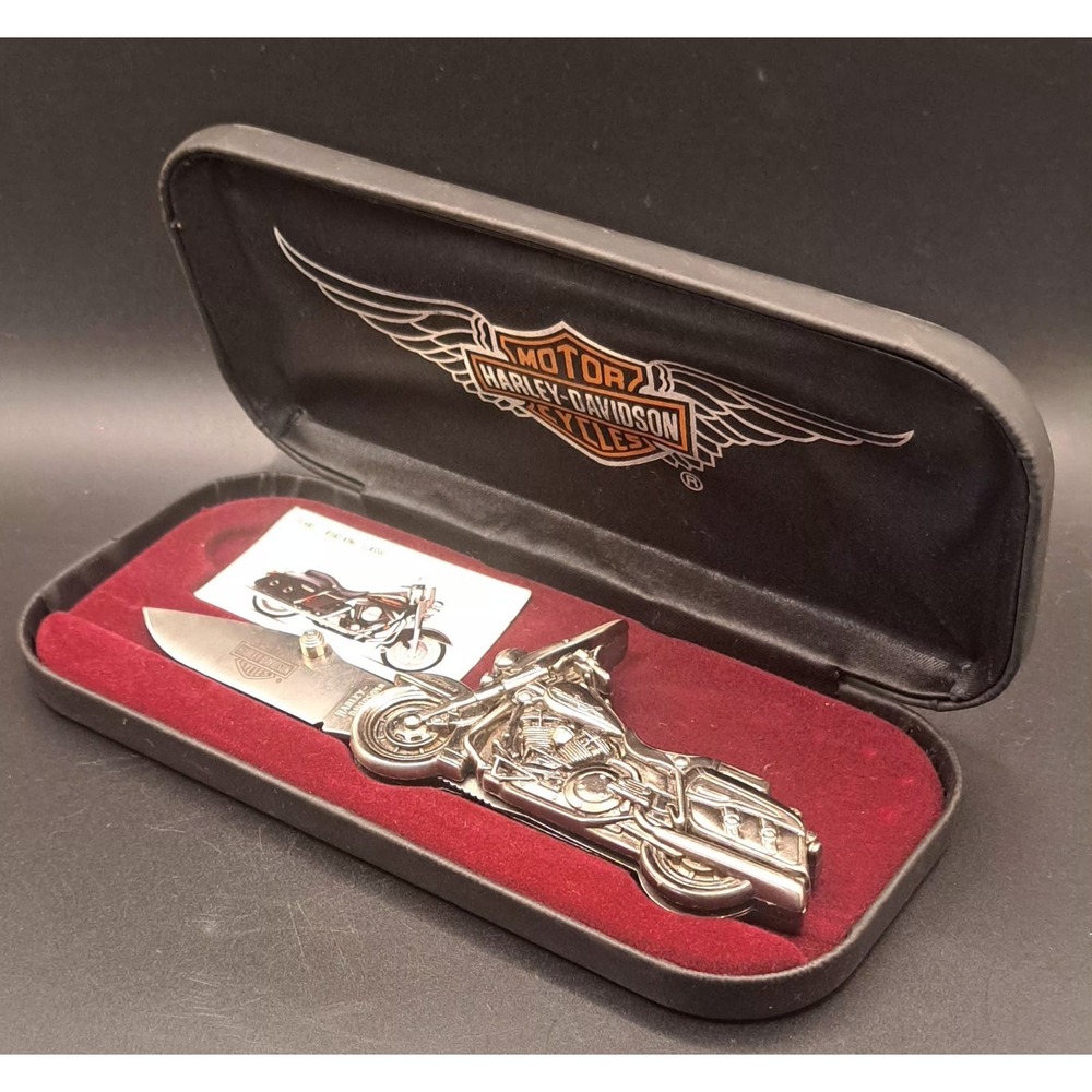 Harley Davidson 1998 Cutlery Brands Folding Knife Road King